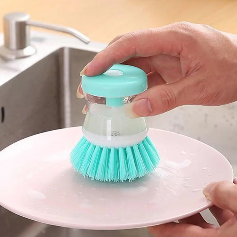 Cepillo de Cocina con Dispensador Automático de Jabón