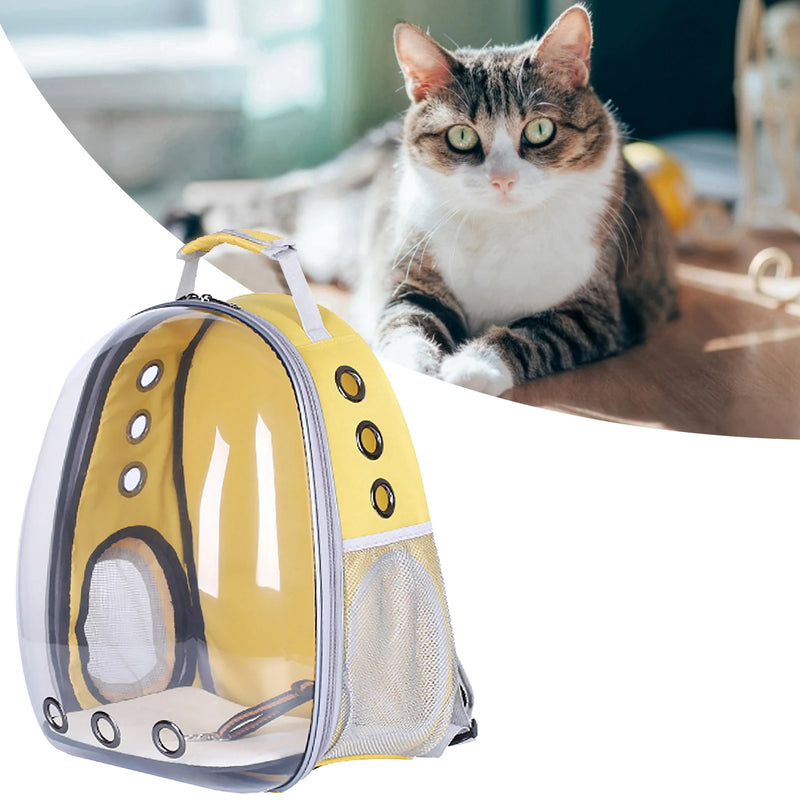 Mochila Transpirable para Mascotas con Ventana Transparente