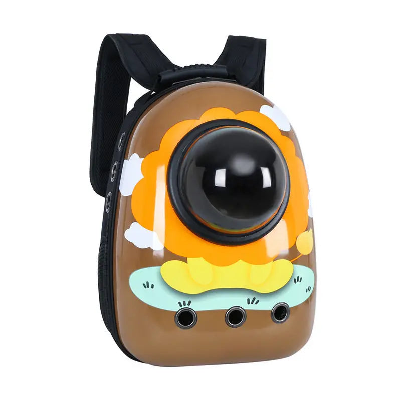 Mochila cápsula para mascotas: transporte portátil y transpirable